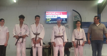 Open de ceintures de couleurs de Charente